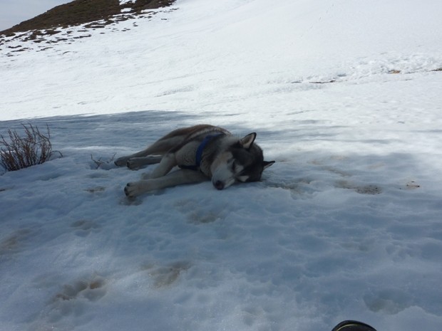 Me sleeping