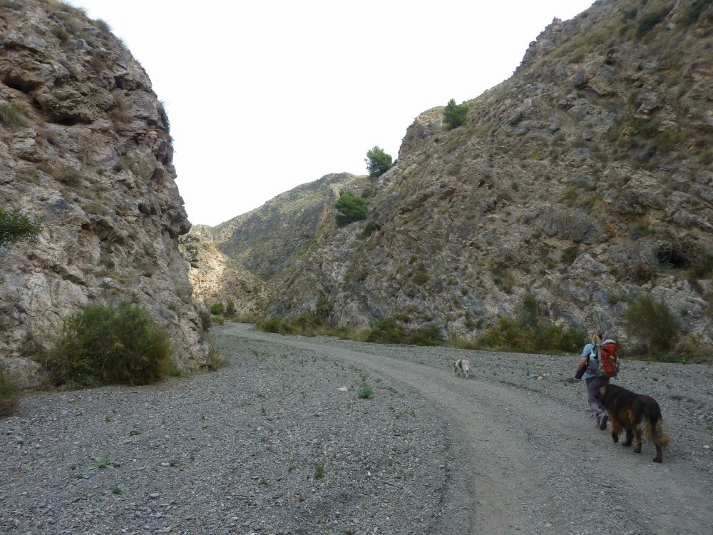 Walking into the gorge