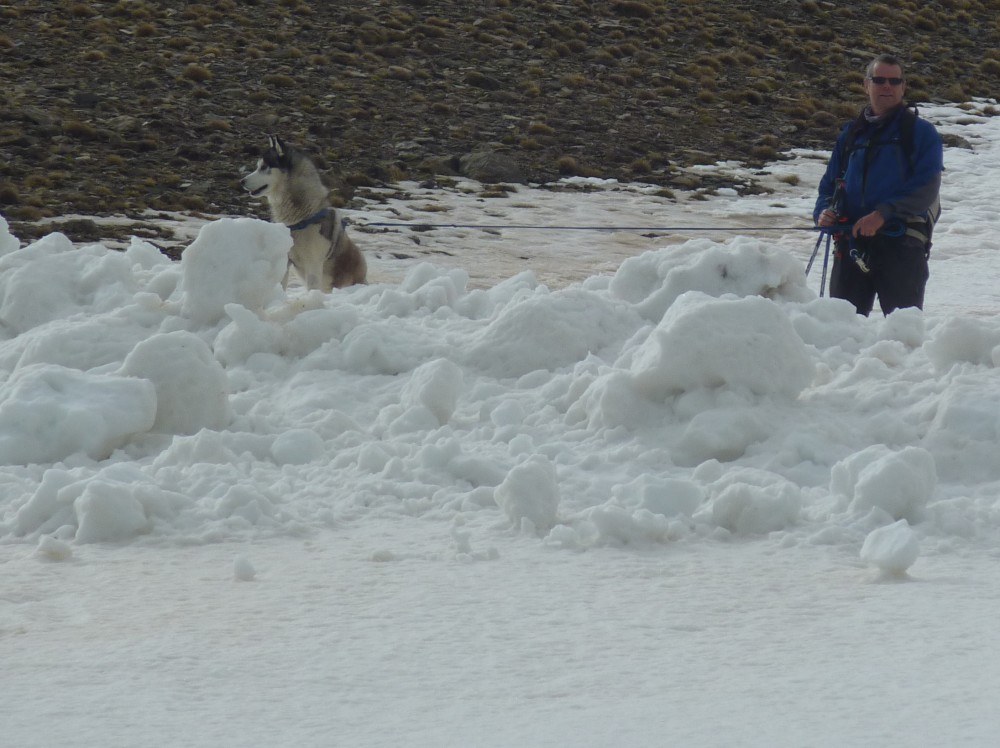 Me and hu'dad waiting for the others. I had spied something else though!