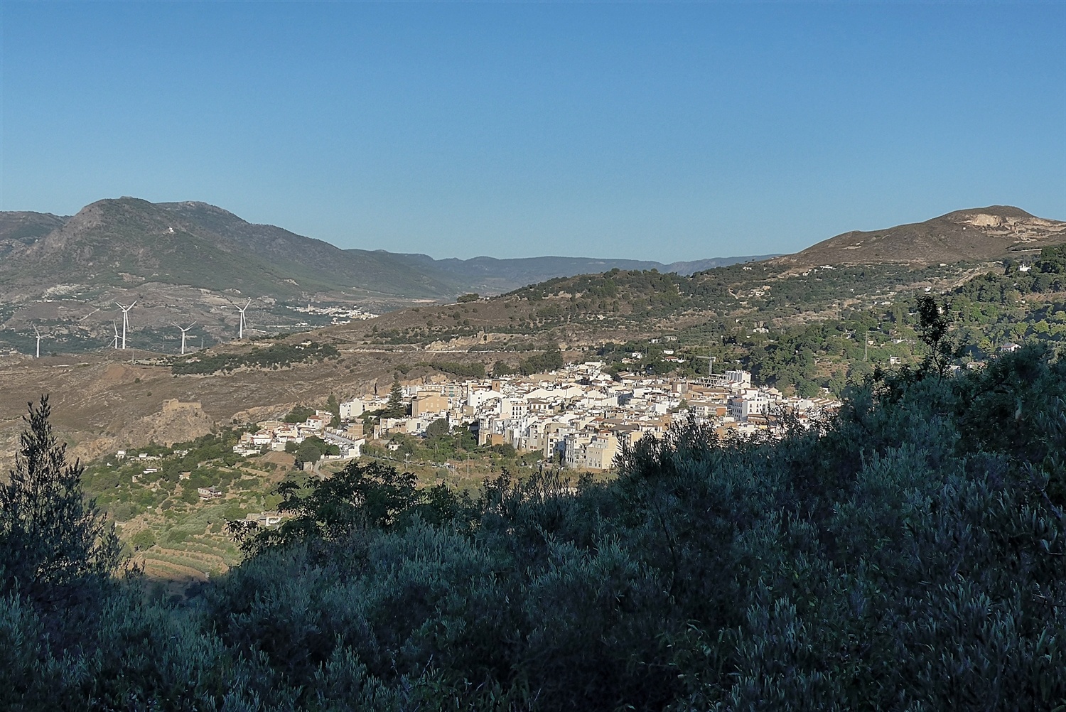 Lanjaron enjoying the first morning light and nearly back home