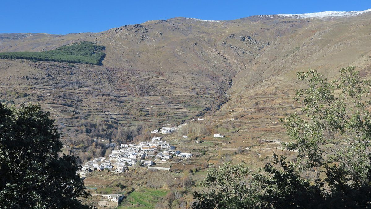 Trevelez where our cars were left