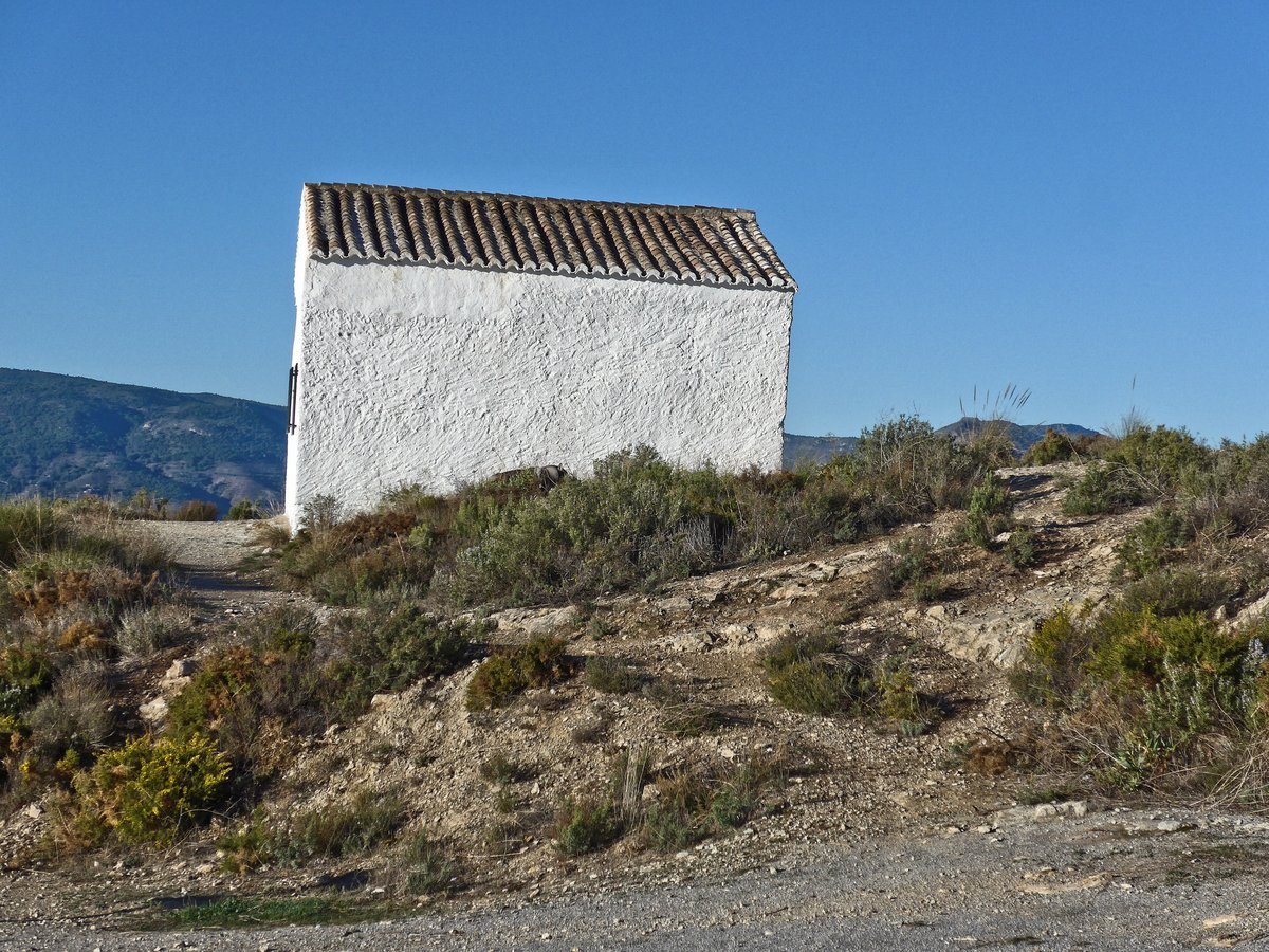 Khubmu decided he wanted to visit the Ermita, not sure why, hmmm Ibex maybe?