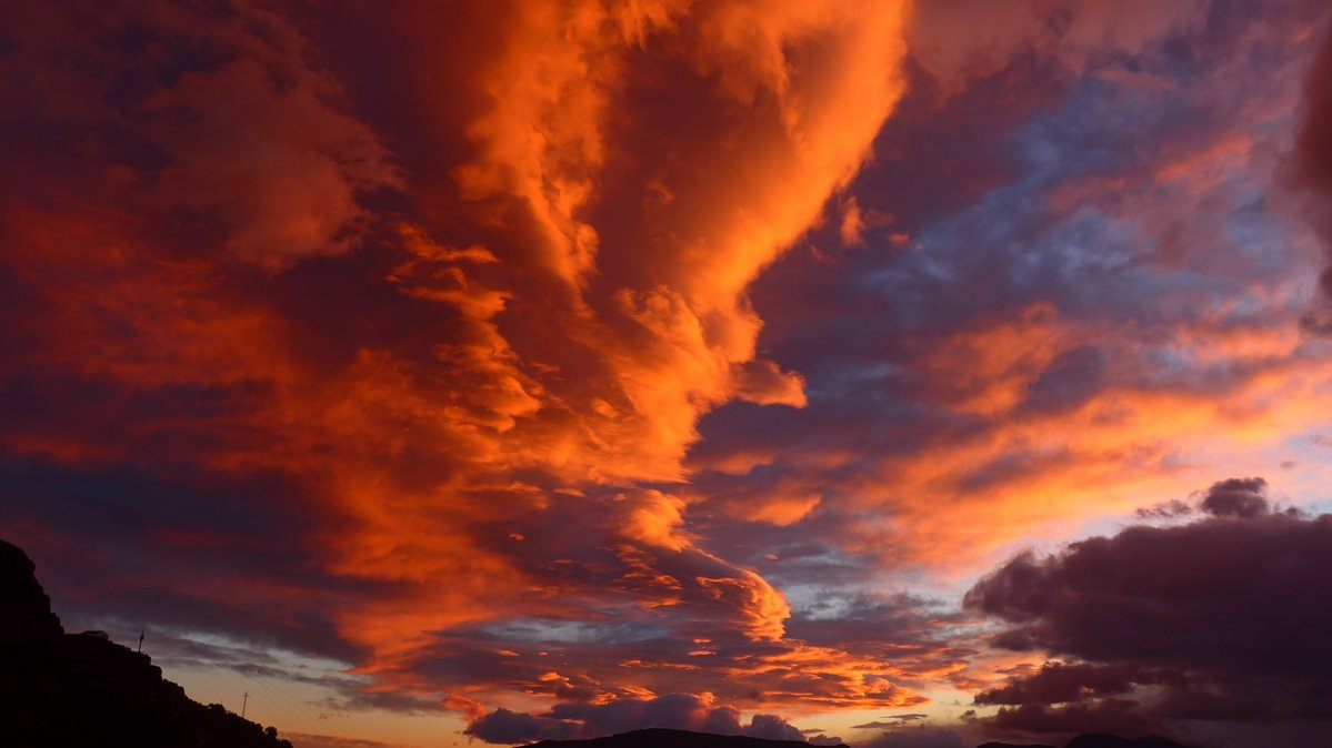 We ended the evening with a spectacular sunset